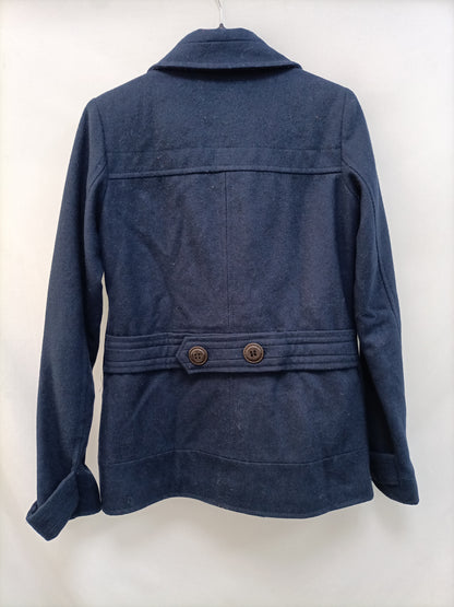 BERSHKA. Blue Ts cloth coat