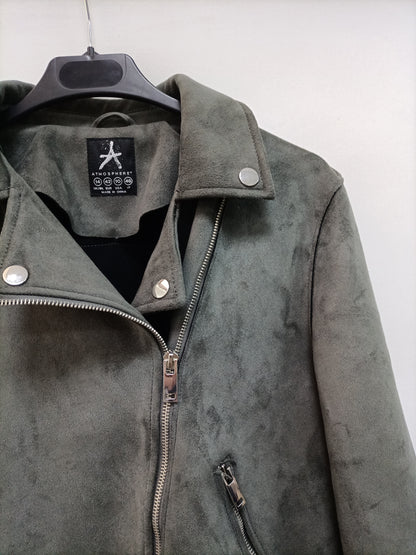 PRIMARK. Biker antelina gris T.42