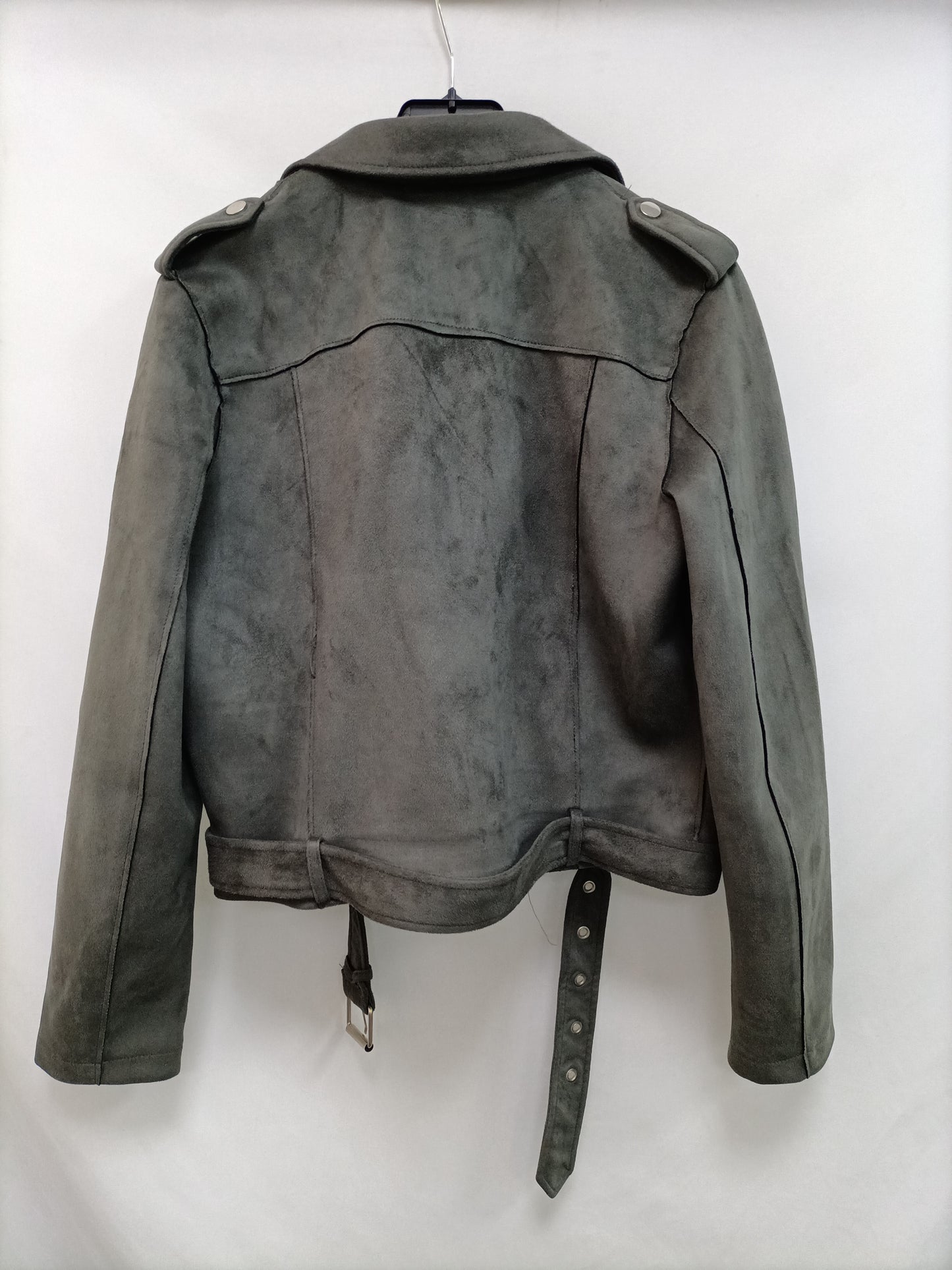 PRIMARK. Biker antelina gris T.42