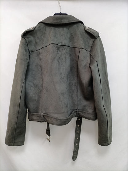 PRIMARK. Biker antelina gris T.42