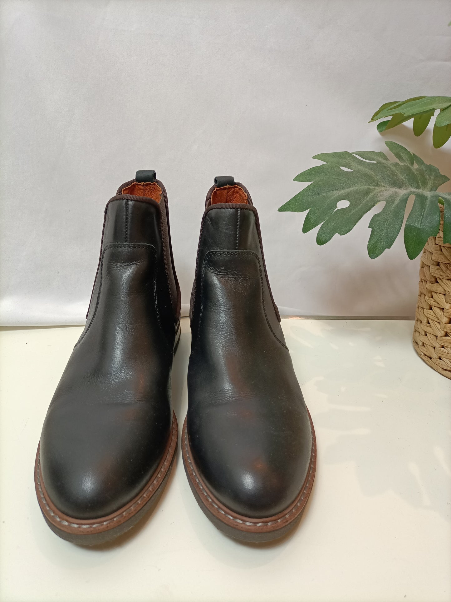 PIKOLINO. Botines marrones piel T.38