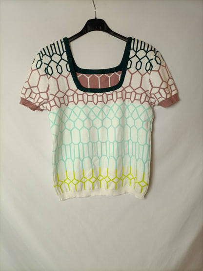 OTRAS. Top punto blanco formas T.s/m