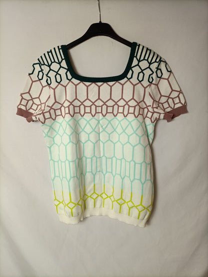 OTRAS. Top punto blanco formas T.s/m