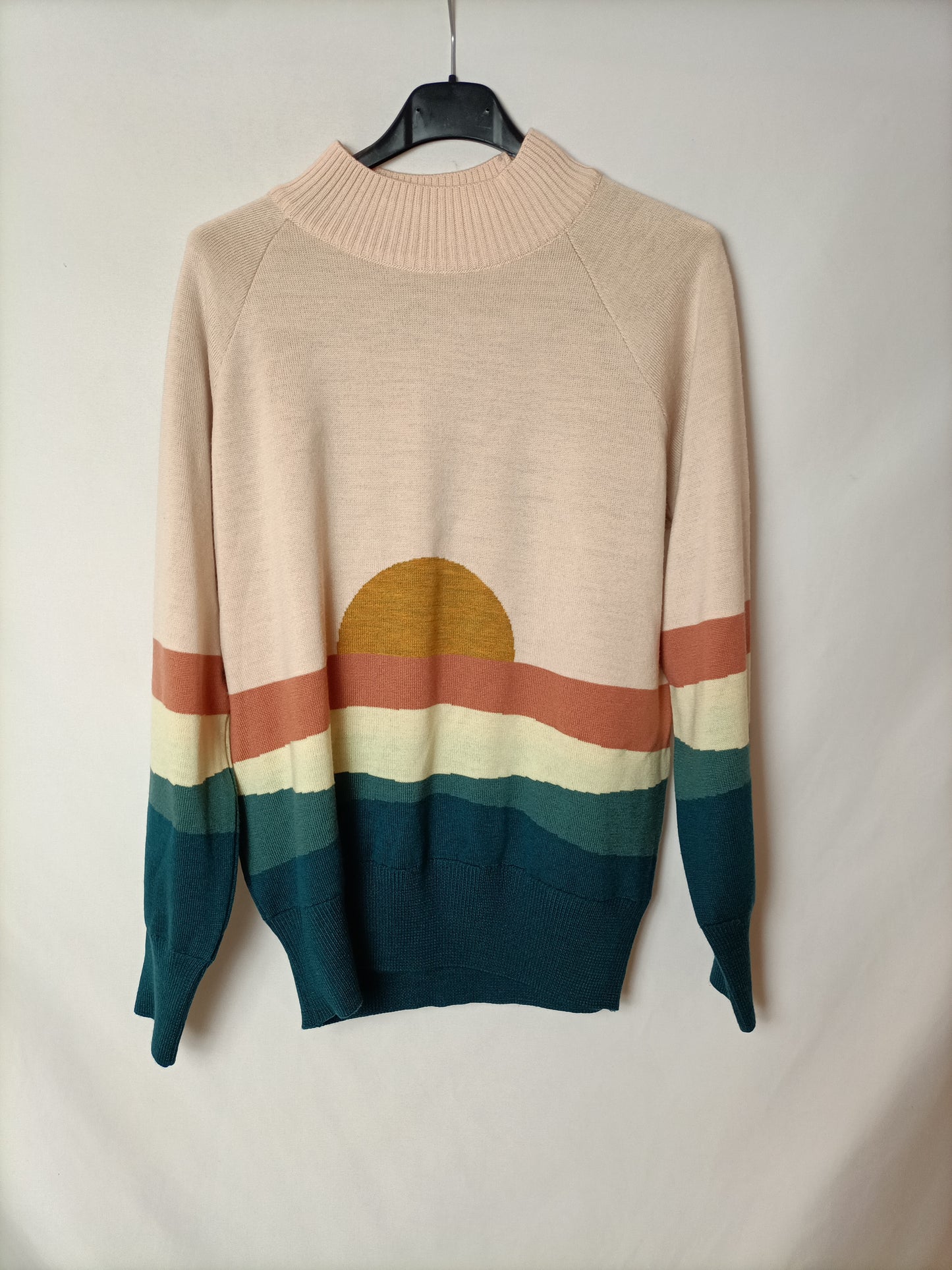 CRISÁLIDA. Jersey estampado lana Merino T.m