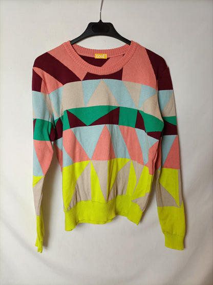 TROL Geometric Print Sweater Your(s)