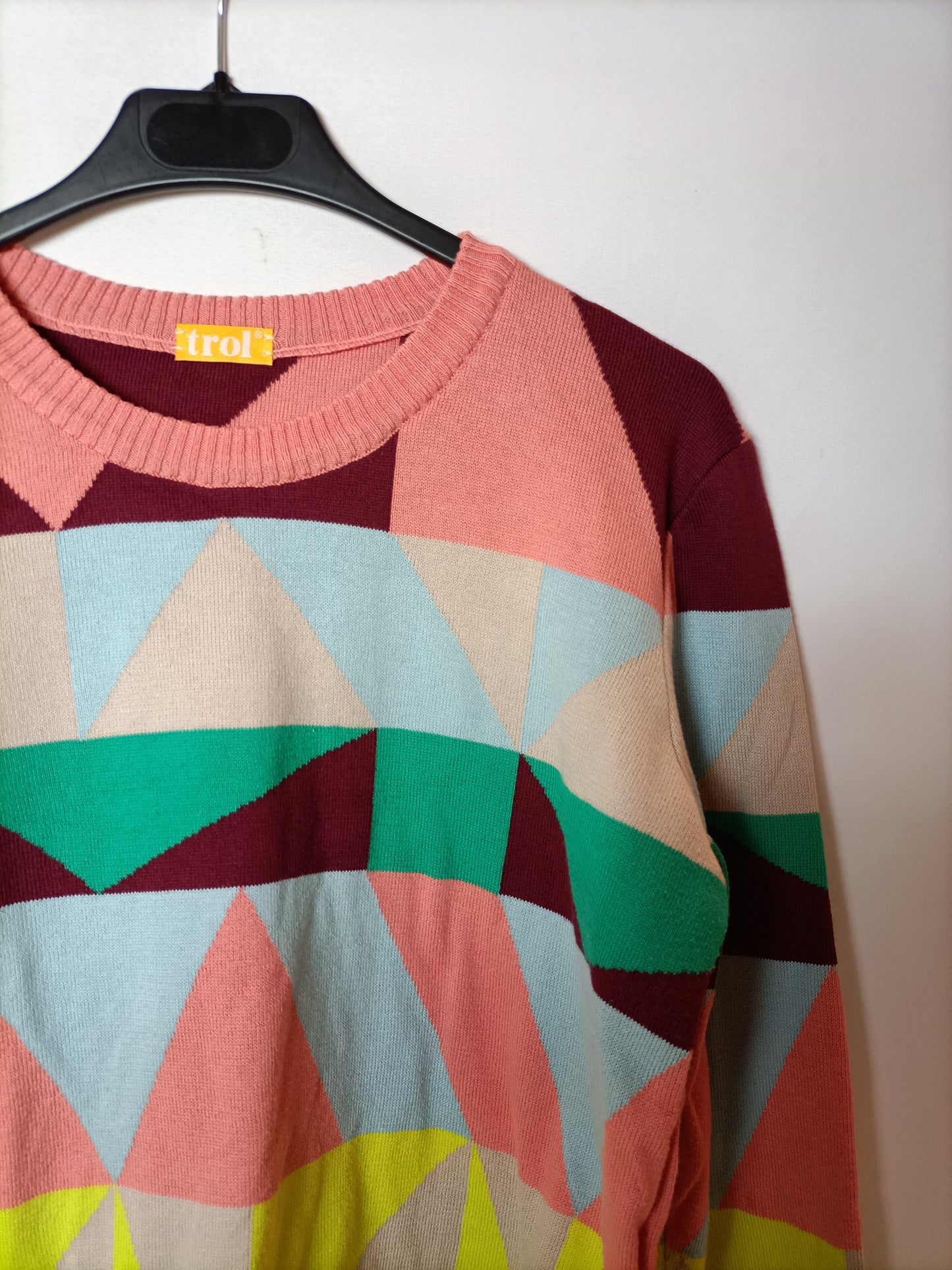 TROL Geometric Print Sweater Your(s)