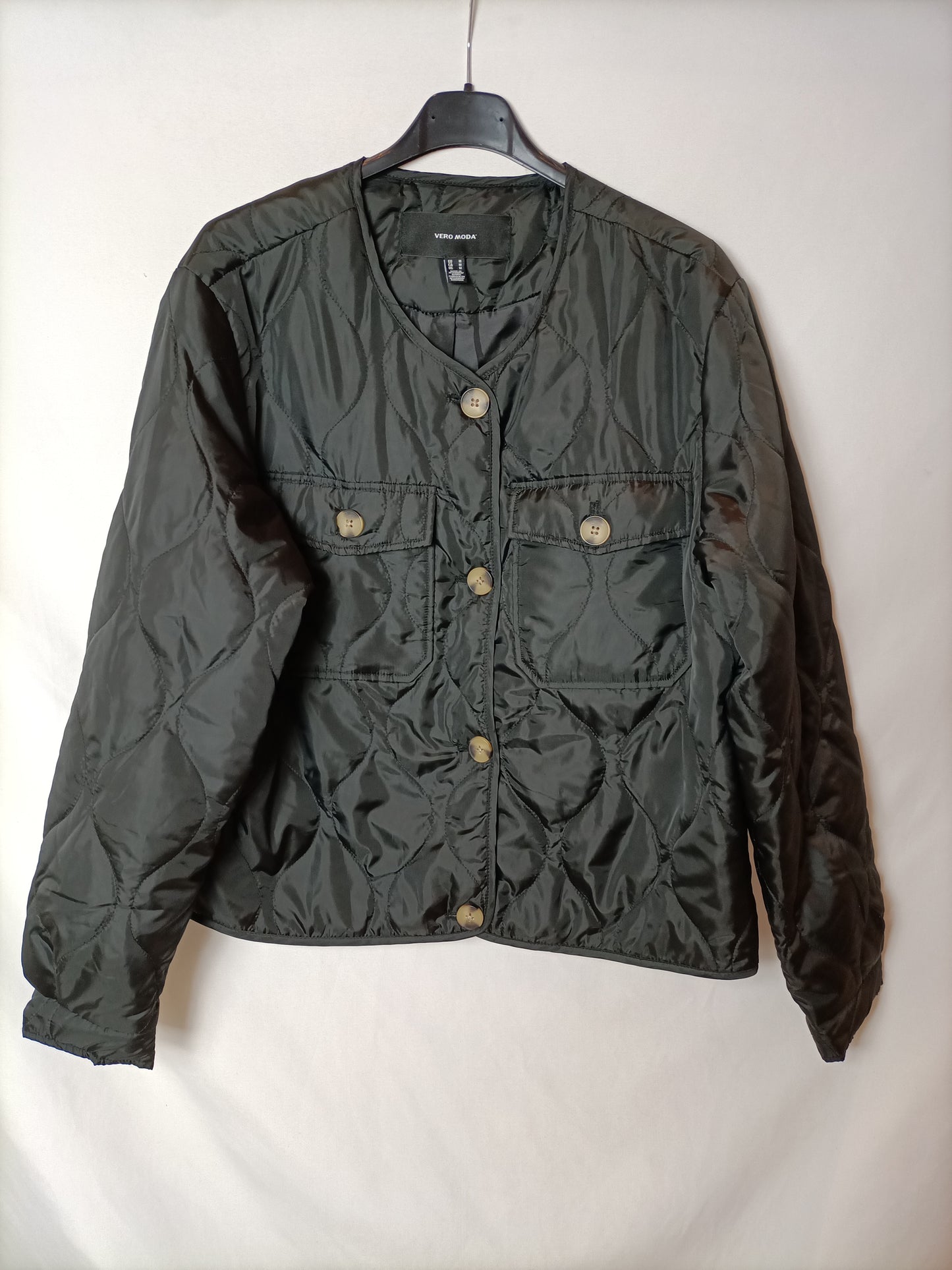 SEE FASHION. Fine black parka .m