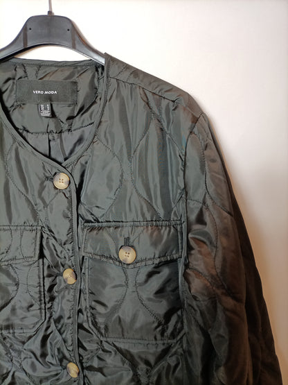 SEE FASHION. Fine black parka .m