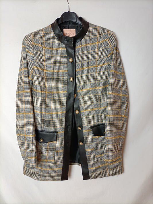 BIMANI. Chaqueta de cuadros T.s