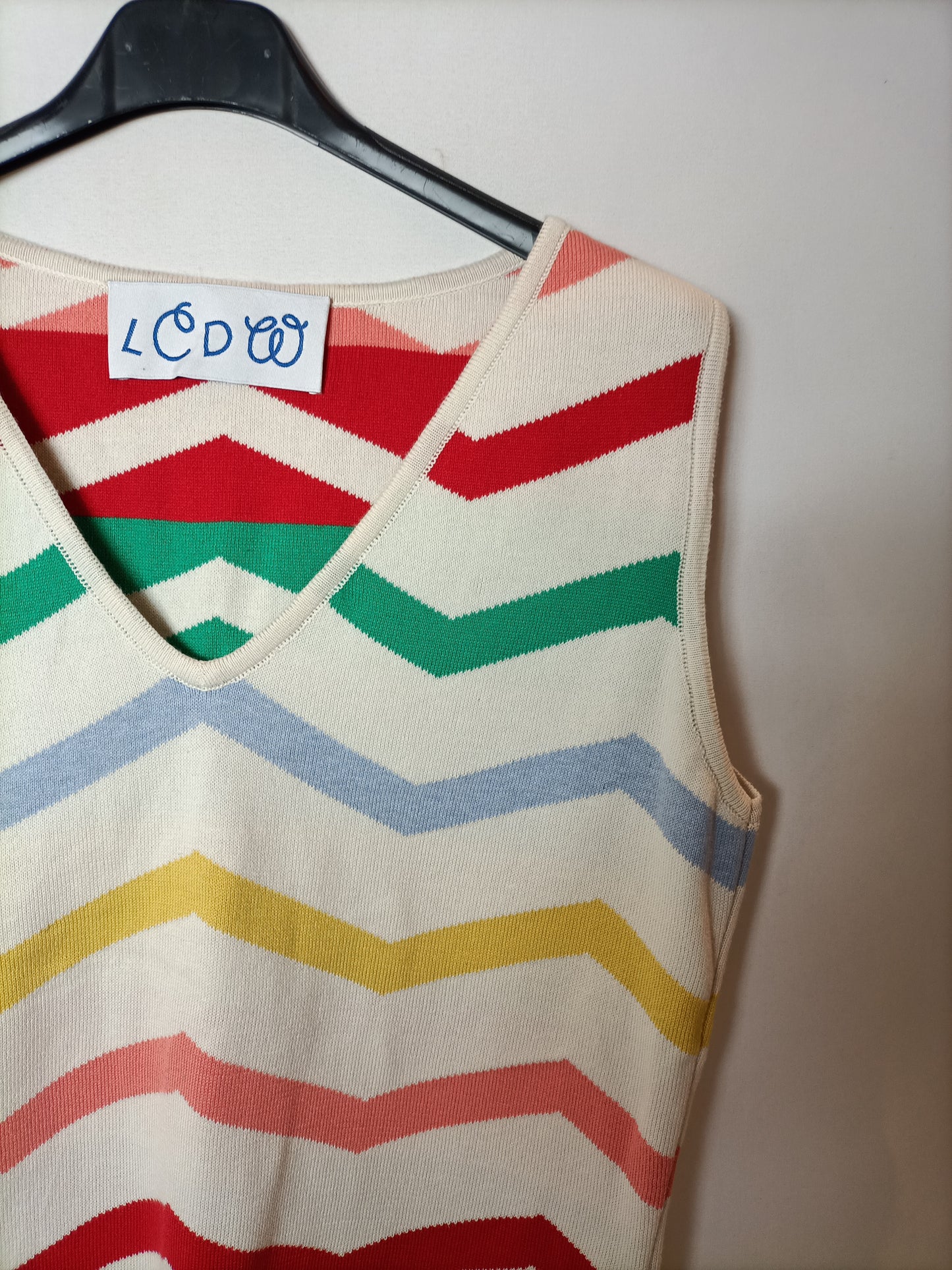 LA CASITA DE WENDY. Top beige rayas  T.L