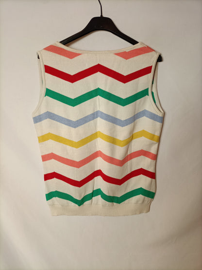 LA CASITA DE WENDY. Top beige rayas  T.L