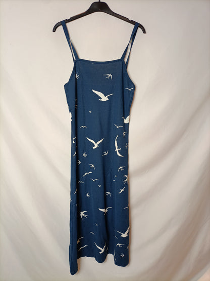 LA CASITA DE WENDY. Vestido largo pájaros T.38