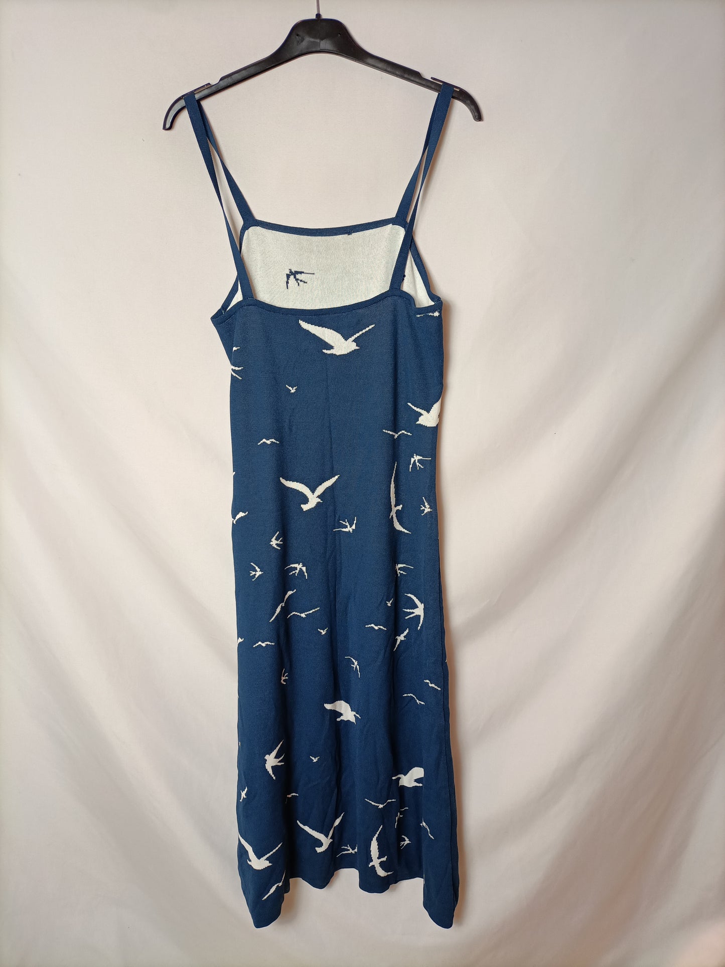 LA CASITA DE WENDY. Vestido largo pájaros T.38