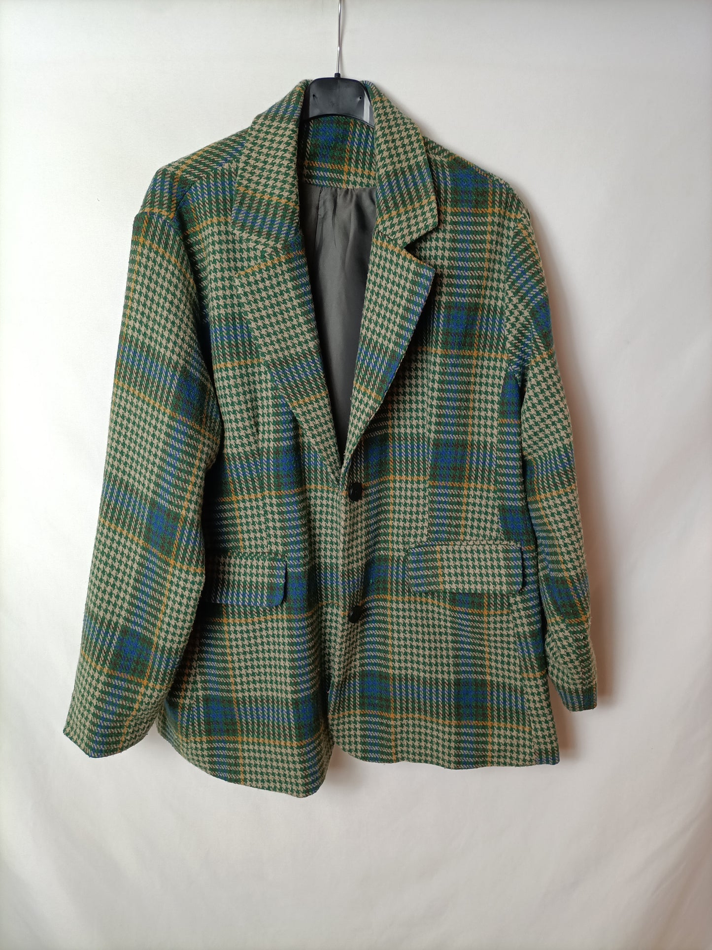 OTRAS. Chaqueta verde cuadros Tu(s/m)