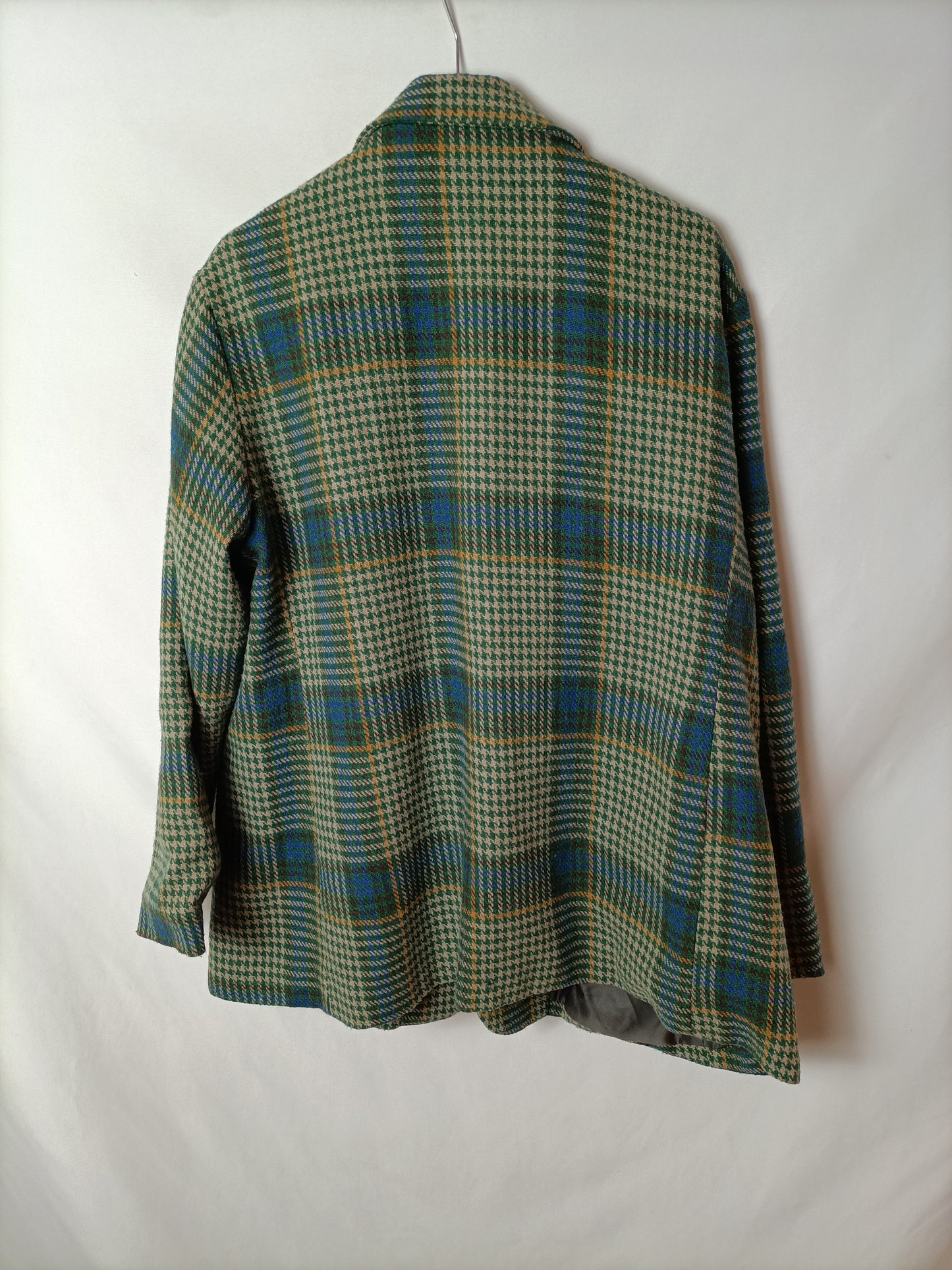 OTRAS. Chaqueta verde cuadros Tu(s/m)