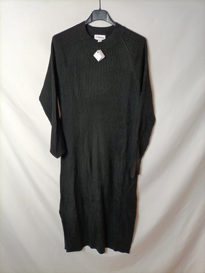 THE DROP. Black T.xs midi dress