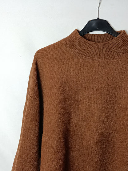 OTRAS. Jersey marrón oversized T.u(s/m)