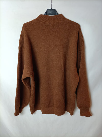 OTRAS. Jersey marrón oversized T.u(s/m)