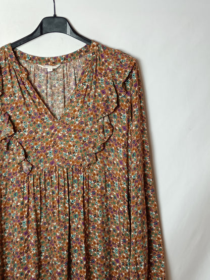 SOUTHERN COTTON. Vestido largo flores T.s