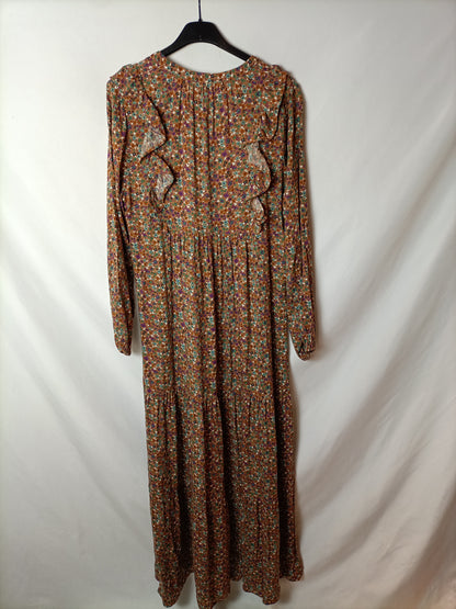 SOUTHERN COTTON. Vestido largo flores T.s