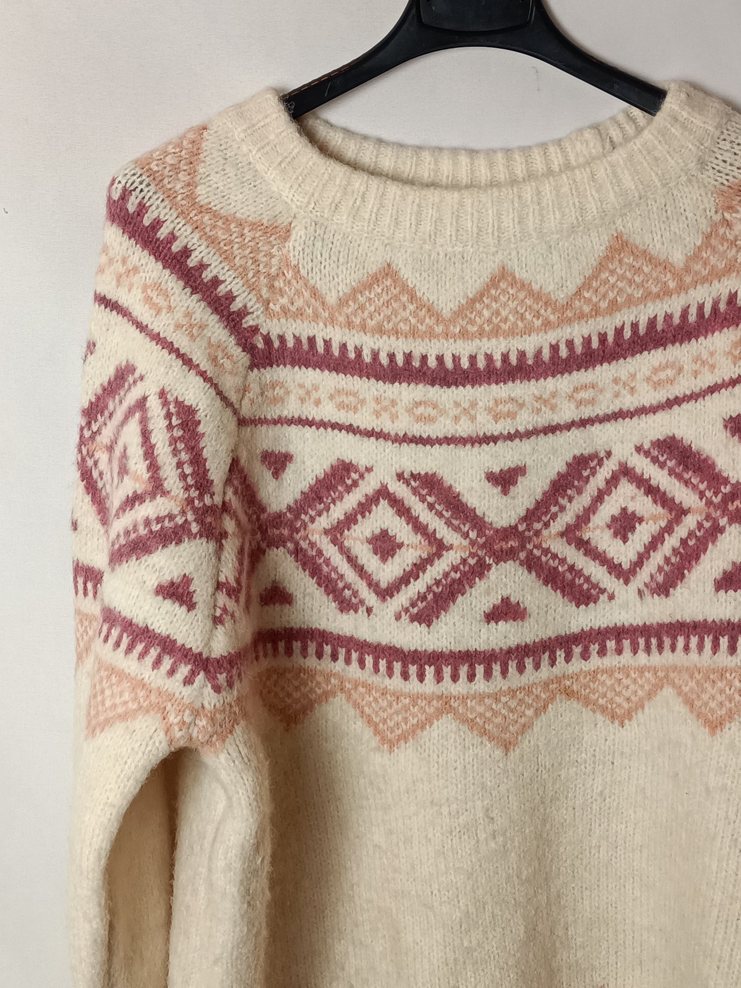 ALLO ALLO. Jersey beige dibujo T.u(s/m)