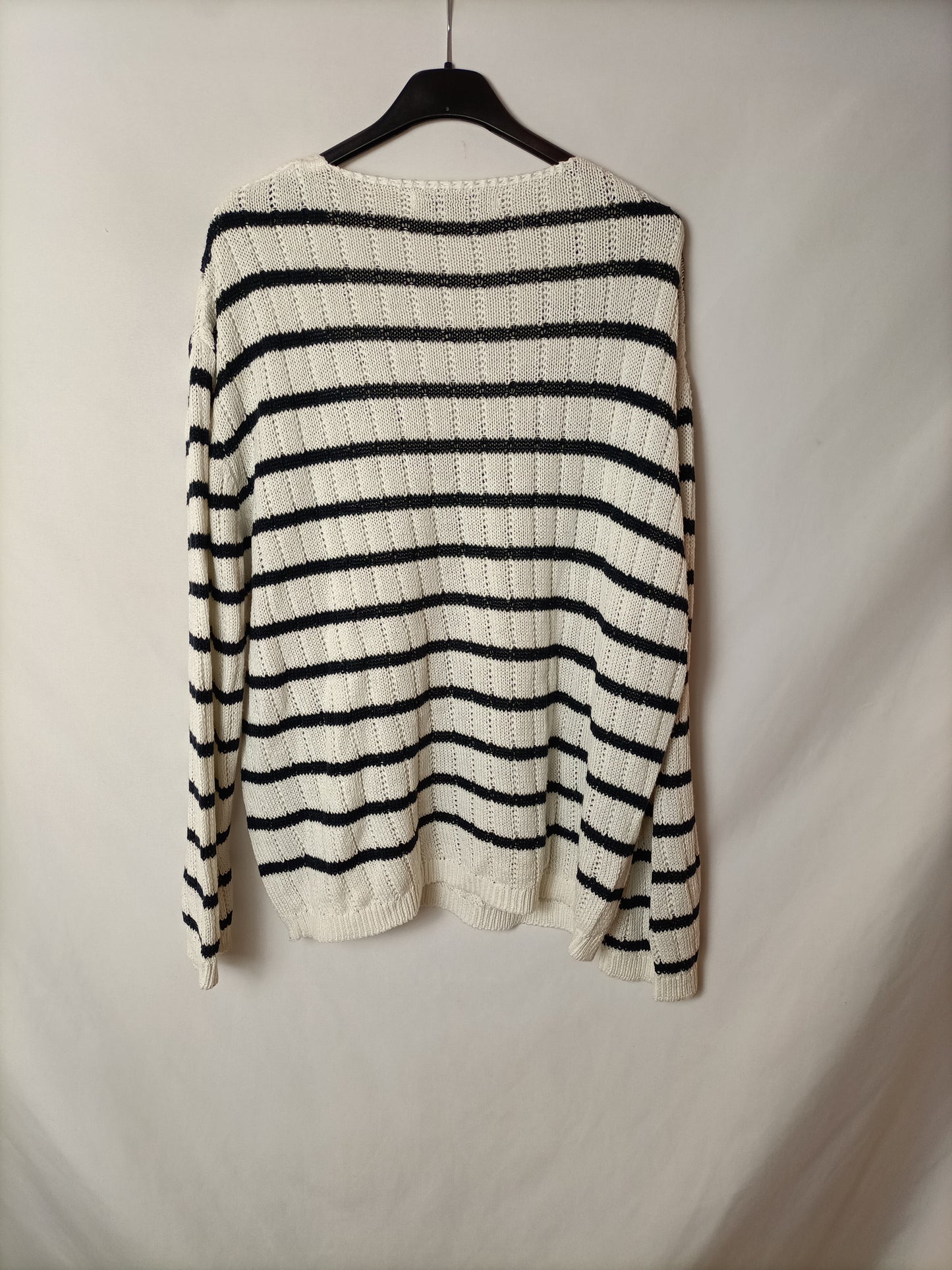 ZARA. Jersey fluido rayas T.u(s/m)