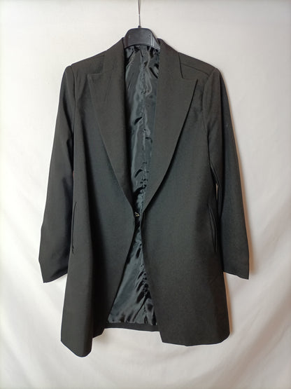OTRAS. Blazer larga negra T.s/m