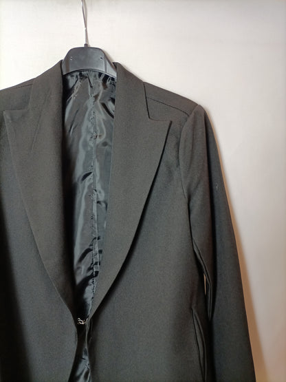 OTRAS. Blazer larga negra T.s/m
