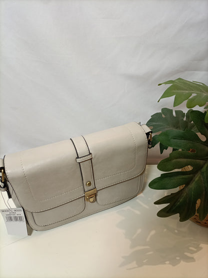 MISAKO. Beige shoulder bag