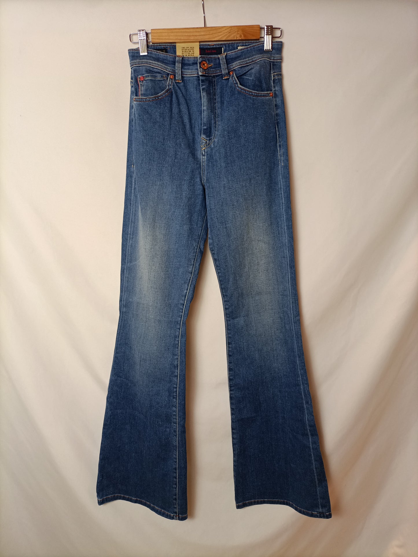 SALSA. Pantalón denim vaquero T.38