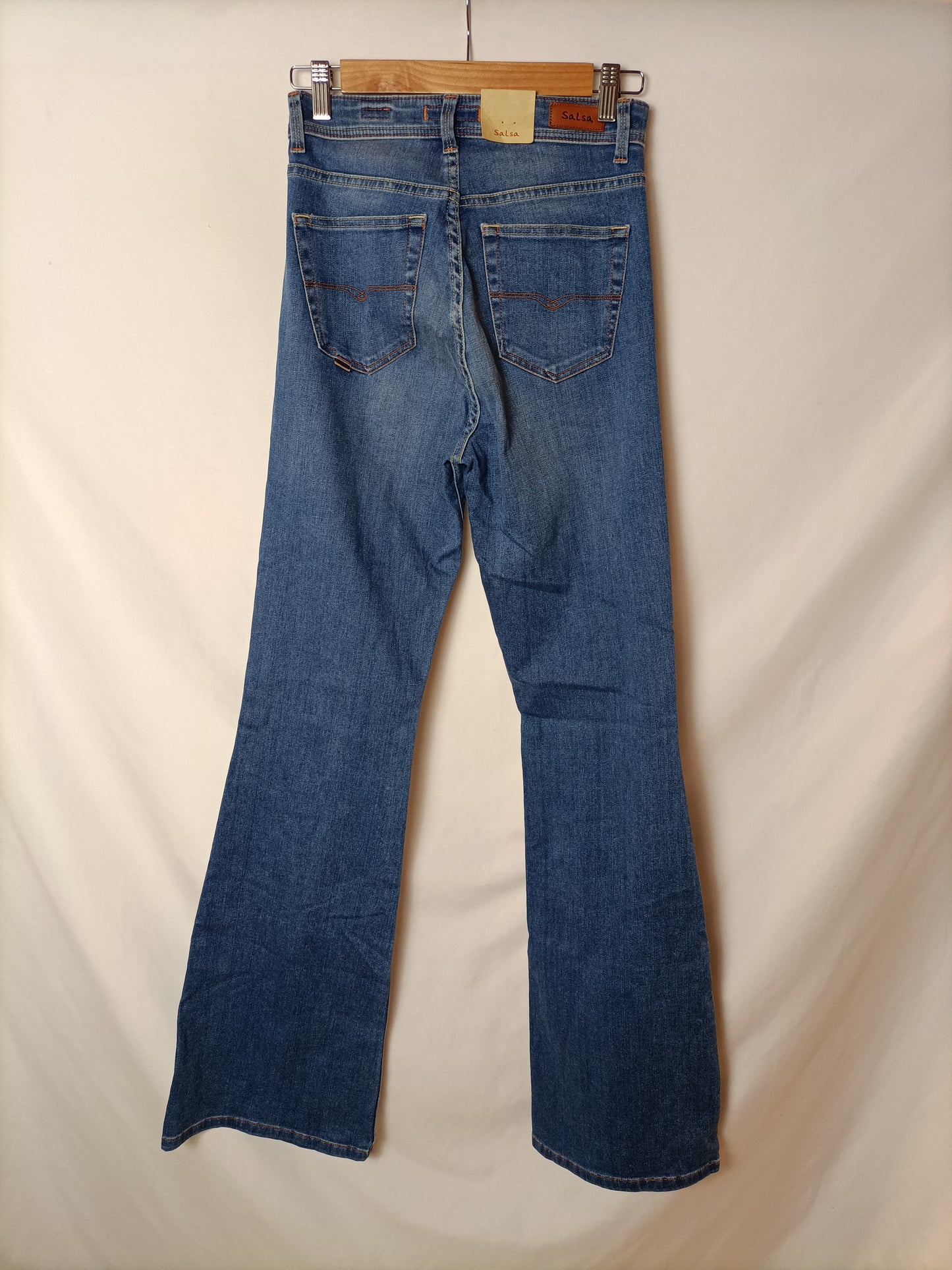 SALSA. Pantalón denim vaquero T.38