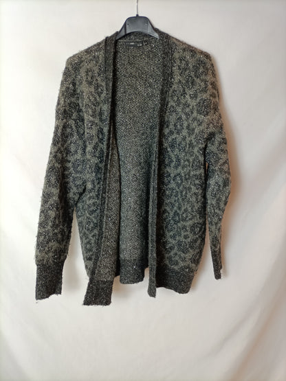 IAM. Cárdigan animal print T.xs