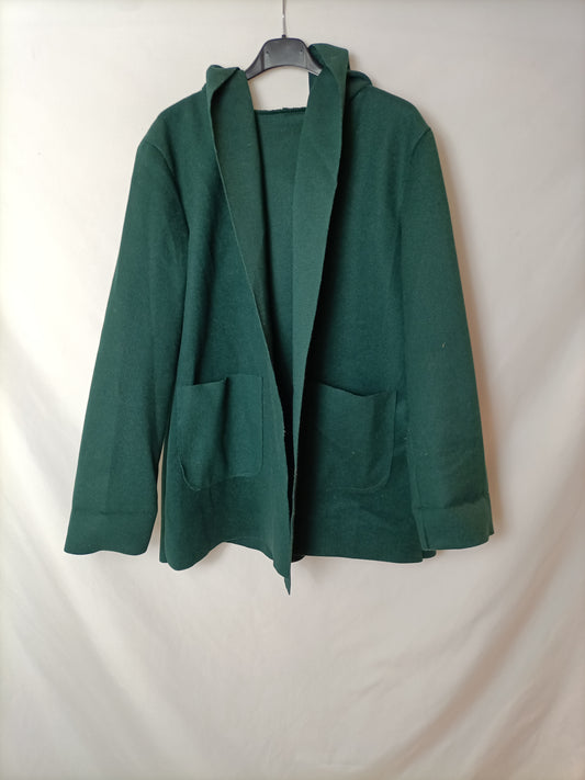 OTHERS. Open green coat S..u(s/m)