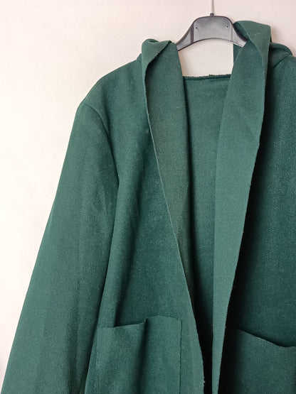 OTRAS. Abrigo verde abierto T..u(s/m)