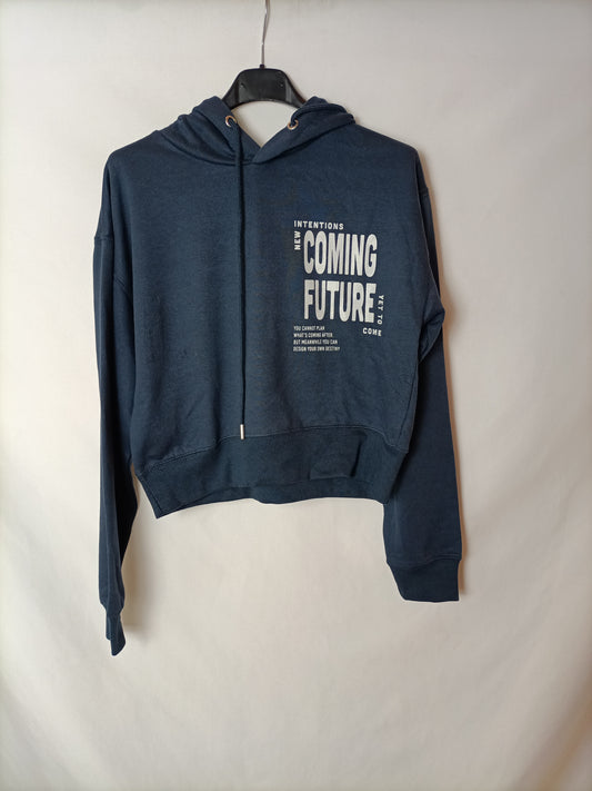 LEFTIES. Blue Ts hooded sweatshirt