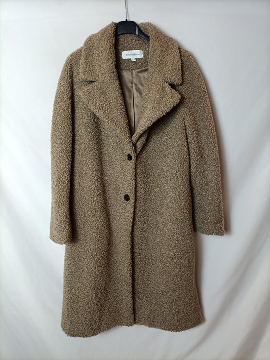 PREDRO DEL HIERRO. Beige Ts sheepskin coat