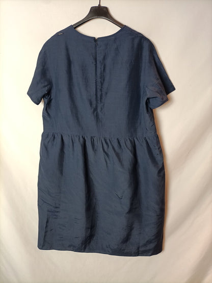 MAXMARA. Short blue dress, size 42