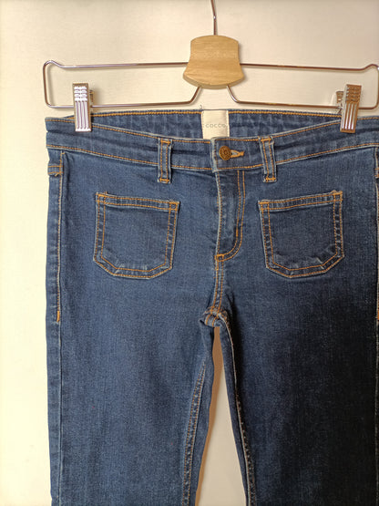 GOCCO. Pantalón denim acampanado T.m