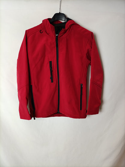 SOL'S. Corta viento rojo T.10A