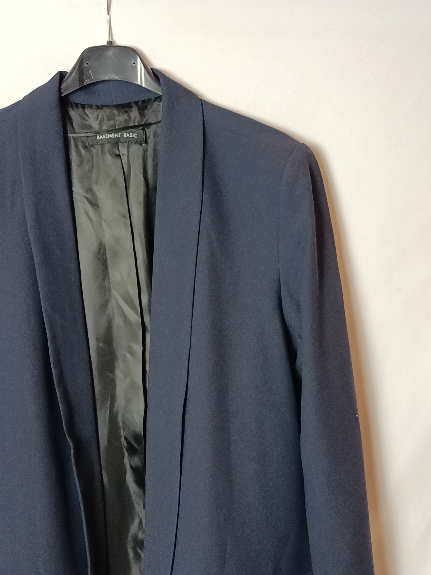 BASEMENT. Blazer fluida azul T.u(m)