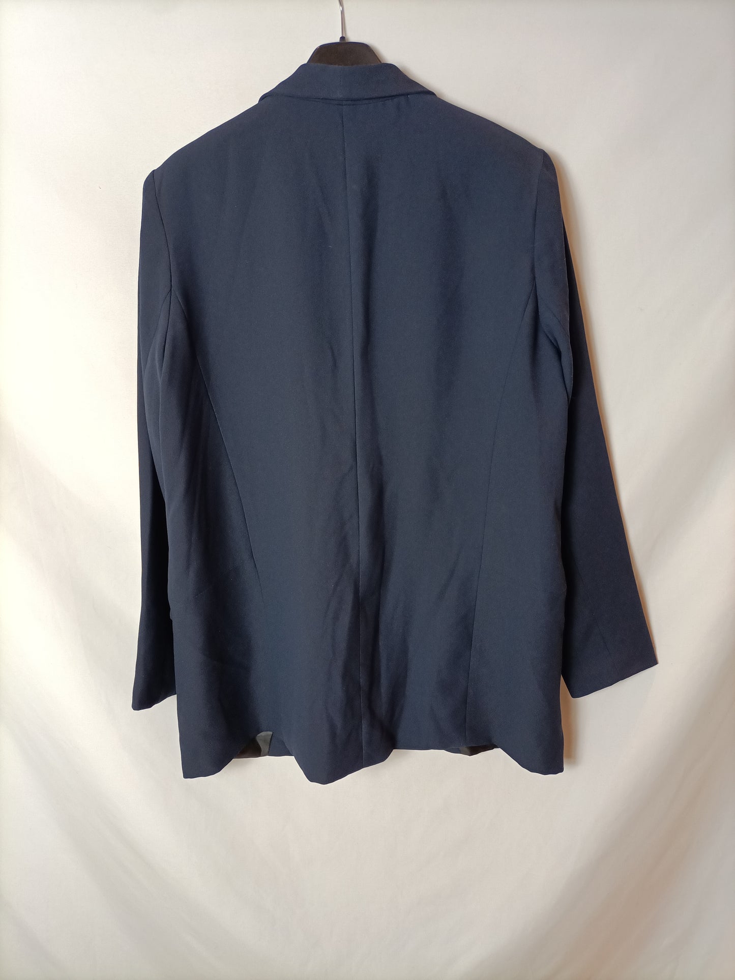 BASEMENT. Blazer fluida azul T.u(m)