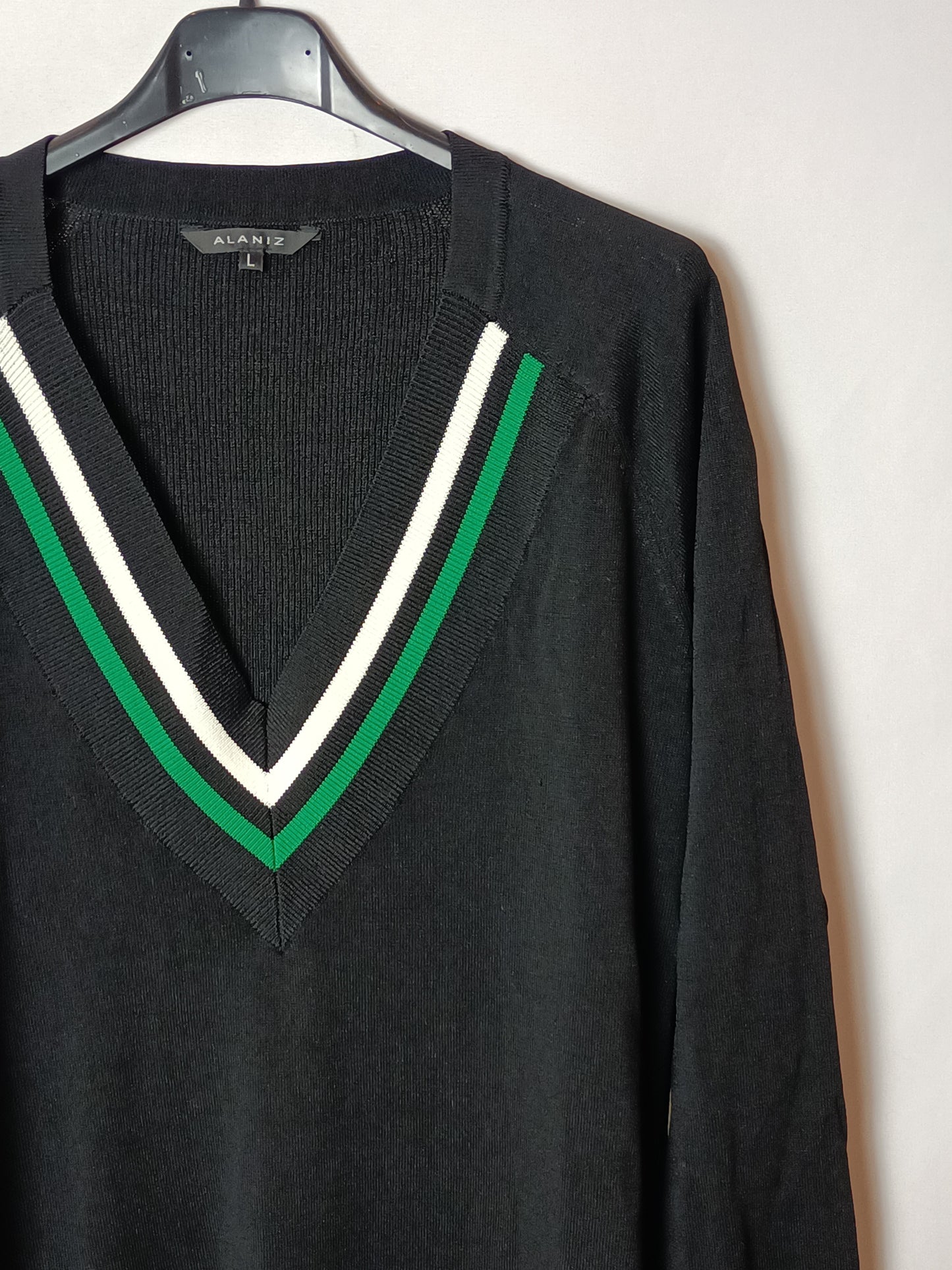 ALANIZ. Black knit dress Tl