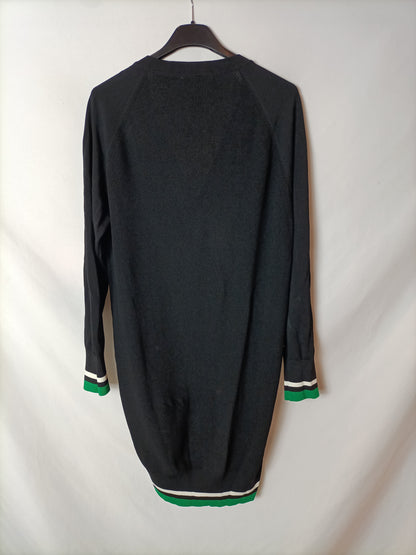 ALANIZ. Black knit dress Tl
