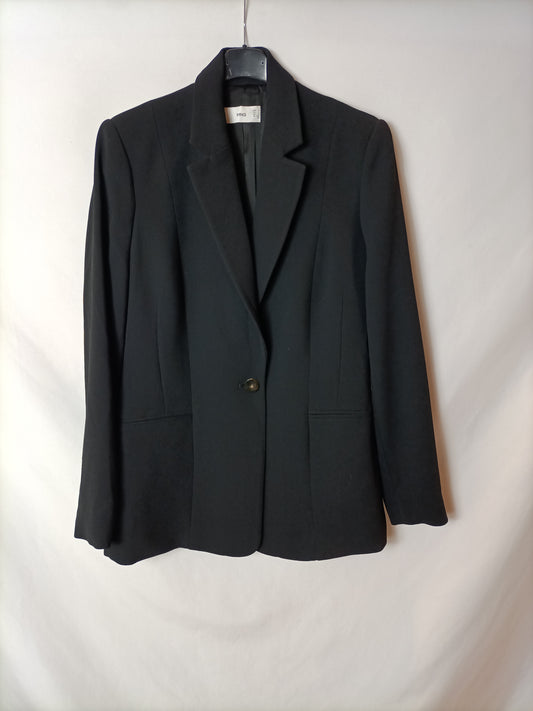MANGO. Tm classic black blazer