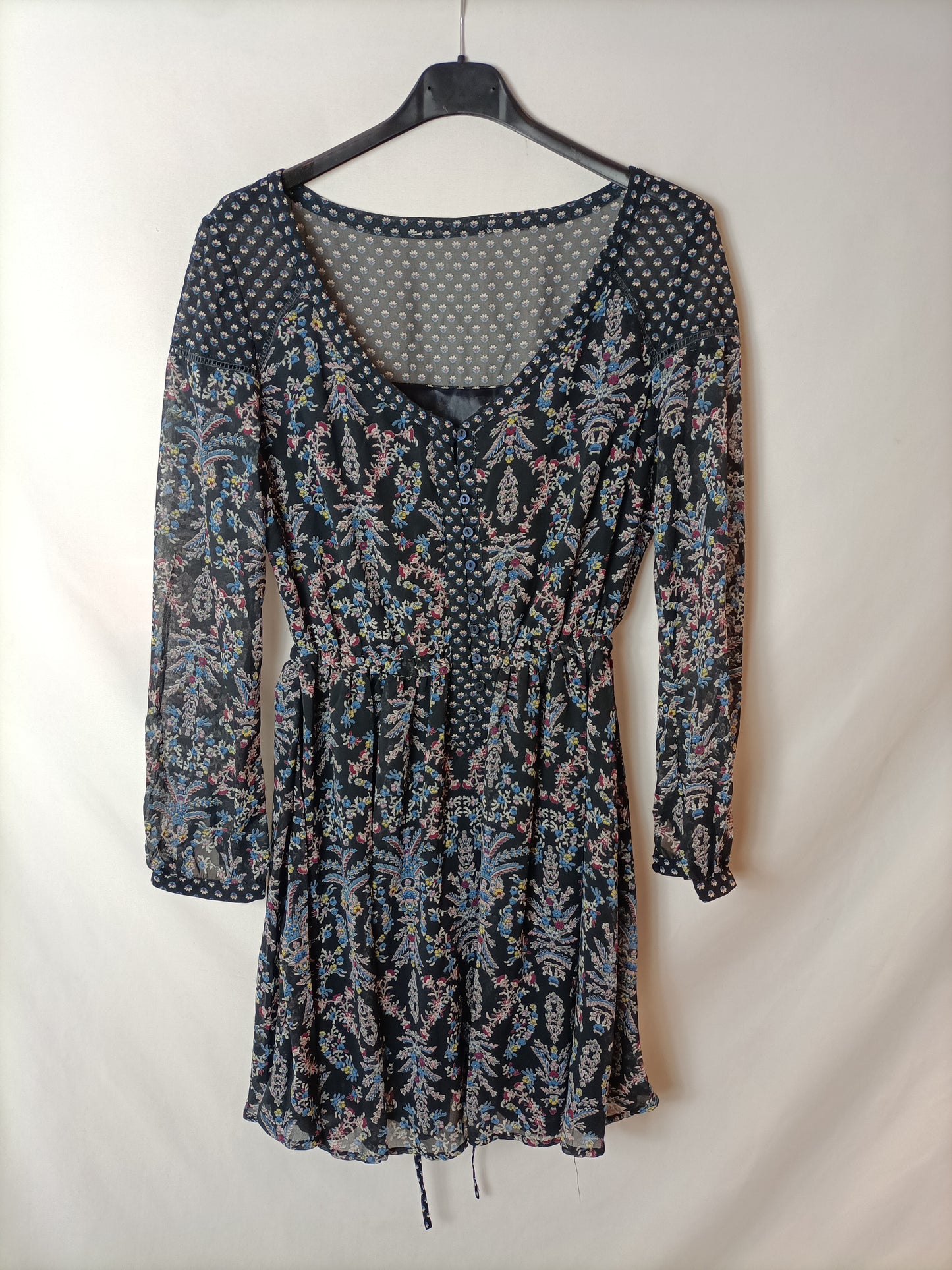 OTRAS. Vestido corto cintura elástica T.u(s)