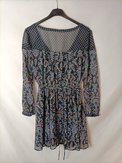 OTRAS. Vestido corto cintura elástica T.u(s)