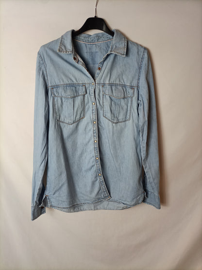 OTRAS. camisa denim efecto desgastado T.u(s)