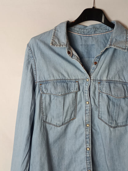OTRAS. camisa denim efecto desgastado T.u(s)