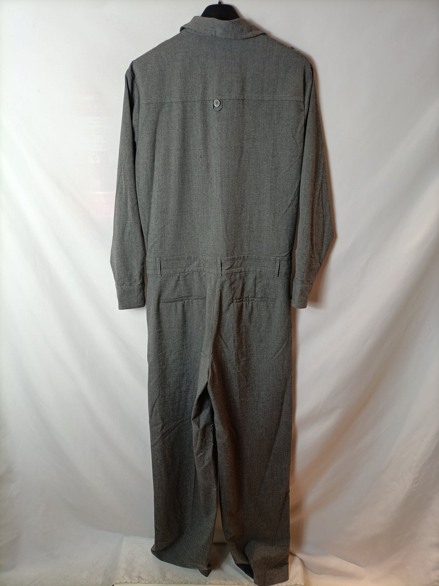 ZARA. Mono fluido gris T.xs