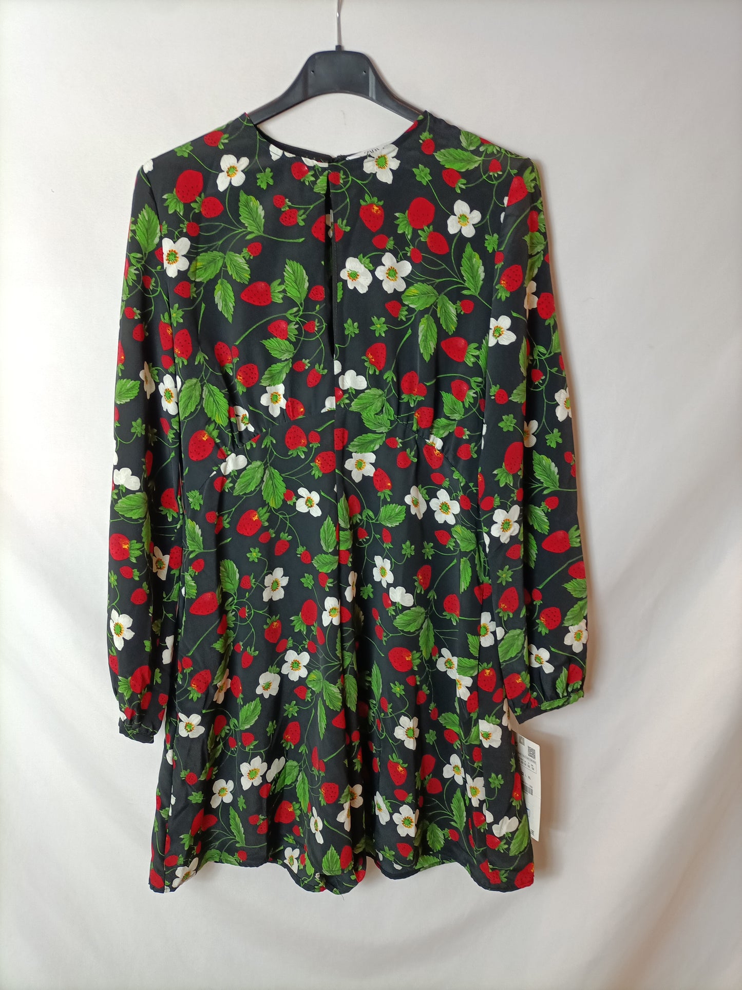 ZARA. Mono corto flores T.m